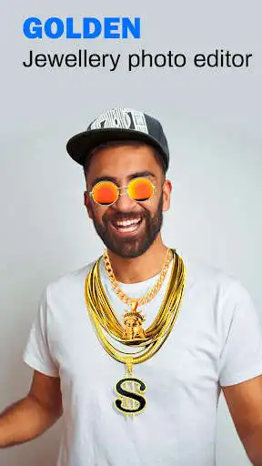Play Man Golden Jewellery Photo Editor as an online game Man Golden Jewellery Photo Editor with UptoPlay