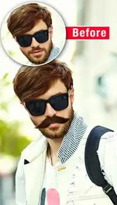 Play Man Hair Mustachi Style