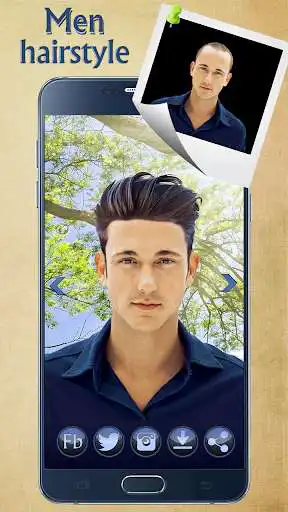 Play Man Hairstyle Cam Photo Booth
