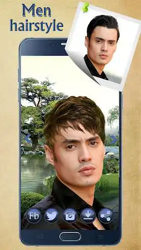 Play Man Hairstyle Cam Photo Booth