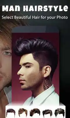 Play Man Hairstyle Cam Photo Booth