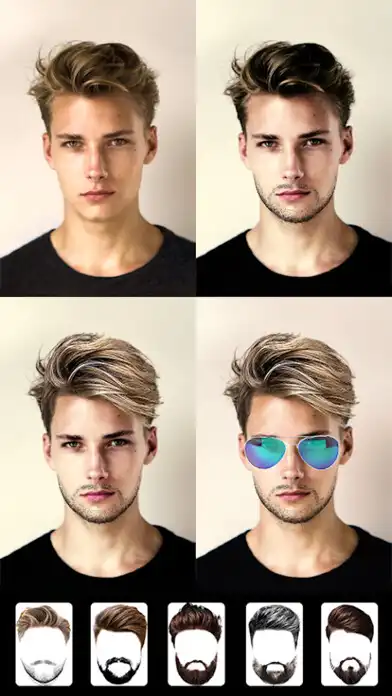 Play Man Hairstyle Editor as an online game Man Hairstyle Editor with UptoPlay