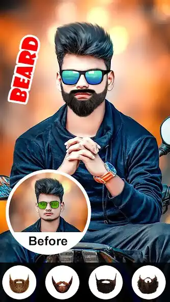 Play Man Hairstyle Photo Editor2023 as an online game Man Hairstyle Photo Editor2023 with UptoPlay