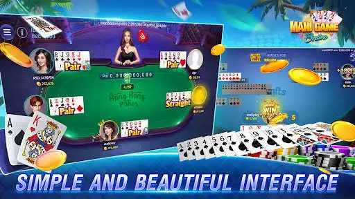 Play ManiGame Tongits Pusoy Online as an online game ManiGame Tongits Pusoy Online with UptoPlay