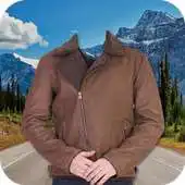 Free play online Man Leather Jacket Photo APK