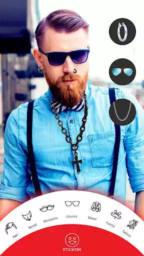 Play Man make up : Best man photo editor app as an online game Man make up : Best man photo editor app with UptoPlay
