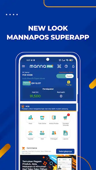 Play MannaPos: Point of Sales (POS) as an online game MannaPos: Point of Sales (POS) with UptoPlay