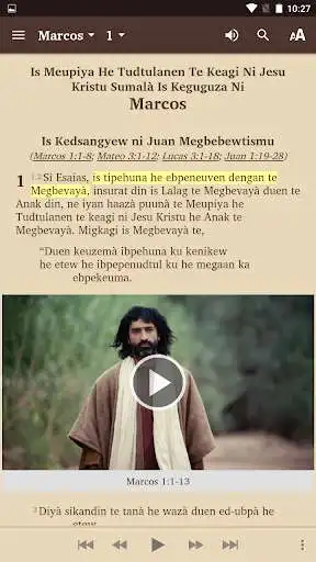 Play Manobo, Western Bukidnon Bible as an online game Manobo, Western Bukidnon Bible with UptoPlay