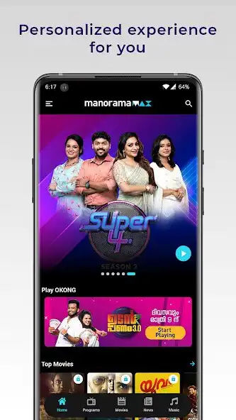 Play manoramaMAX  and enjoy manoramaMAX with UptoPlay