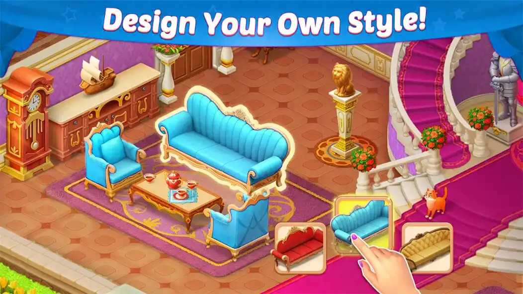 Play Manor Decor Match as an online game Manor Decor Match with UptoPlay