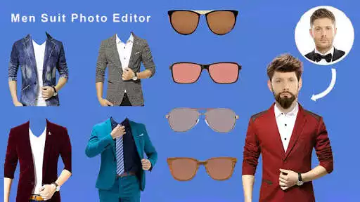 Play Man Photo Editor : Man Suits, Hair Style, Mustache
