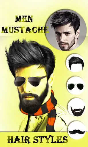 Play Man Photo Editor : Mustache, Hair Style, Sun Glass  and enjoy Man Photo Editor : Mustache, Hair Style, Sun Glass with UptoPlay
