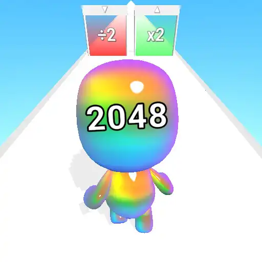 Play Man Runner 2048: Run and Merge APK