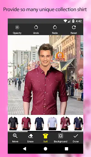 Play Man Shirt Photo Suit Editor