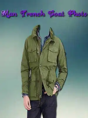 Play Man Trench Coat Photo Editor