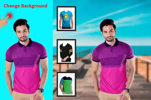 Play Man T-shirt Photo Suit Editor