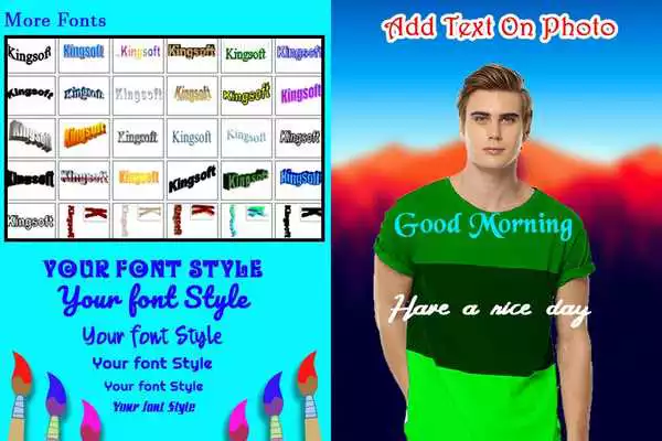 Play Man T-shirt Photo Suit Editor
