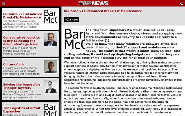Play Manufacturing  Logistics News
