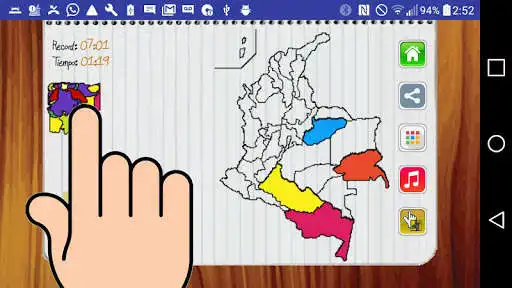 Play Mapa de Colombia Juego as an online game Mapa de Colombia Juego with UptoPlay