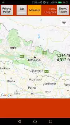 Play map altitude meter altimeter free
