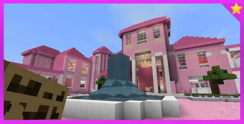 Play Map Barbie Pink House MCPE Play Map Barbie Pink House MCPE