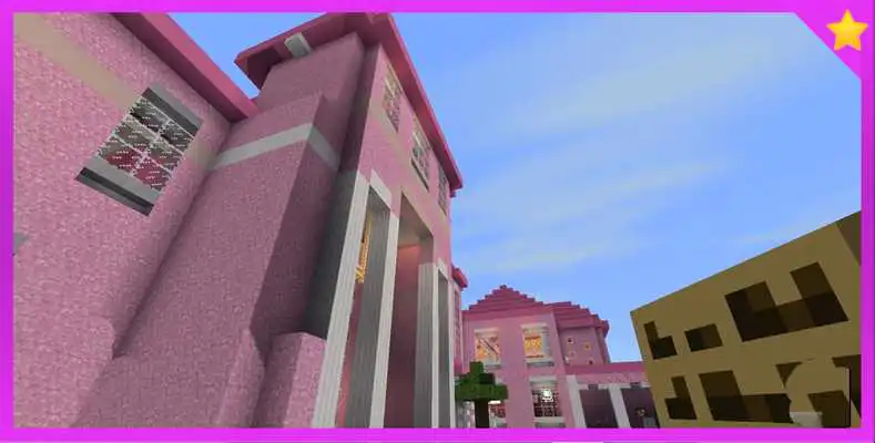 Play Map Barbie Pink House MCPE Play Map Barbie Pink House MCPE