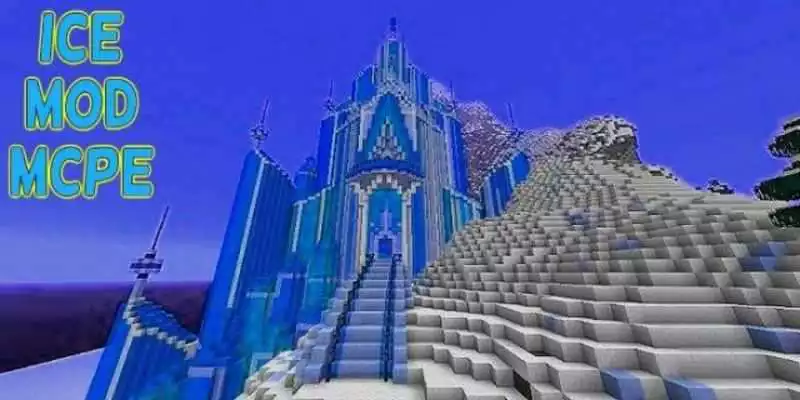 Play Map Elsas Ice Castle Frozen MCPE