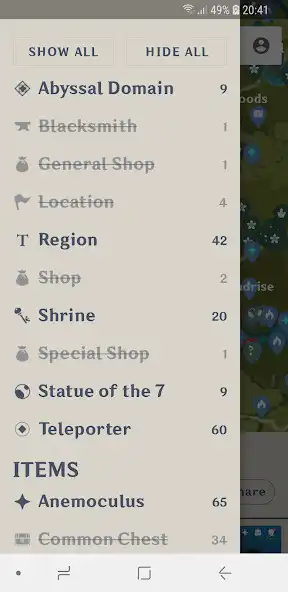 Play MapGenie: Genshin Impact Map as an online game MapGenie: Genshin Impact Map with UptoPlay