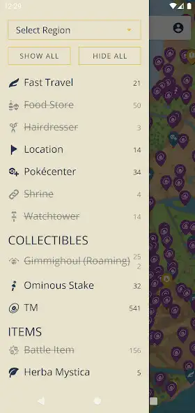 Play MapGenie: Paldea Map as an online game MapGenie: Paldea Map with UptoPlay