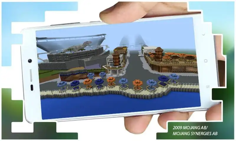 Play Map Jurassic Craft World as an online game Map Jurassic Craft World with UptoPlay