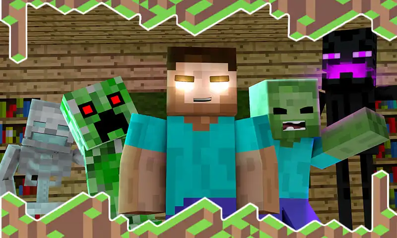 Play Map Monster School for MCPE  and enjoy Map Monster School for MCPE with UptoPlay