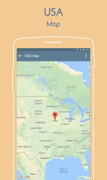 Play Map of USA as an online game Map of USA with UptoPlay