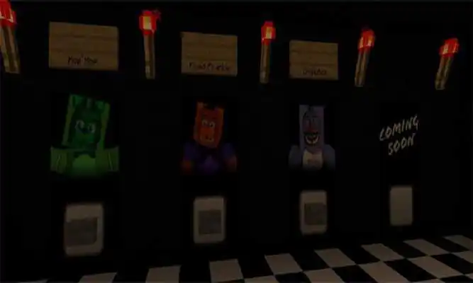 Play Map One Night at Pizzeria (Horror) for MCPE