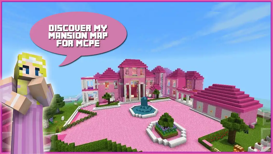 Play Map Pink Princess House for MCPE  and enjoy Map Pink Princess House for MCPE with UptoPlay