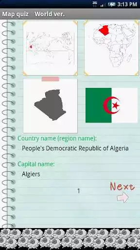 Play Map quiz World ver. as an online game Map quiz World ver. with UptoPlay