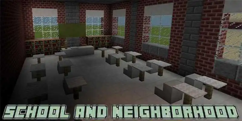 Play Map School and Neighborhood for MCPE