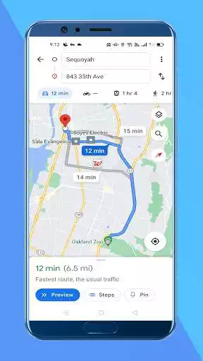 Play Maps Direction GPS - Navigation, Offline Voice as an online game Maps Direction GPS - Navigation, Offline Voice with UptoPlay