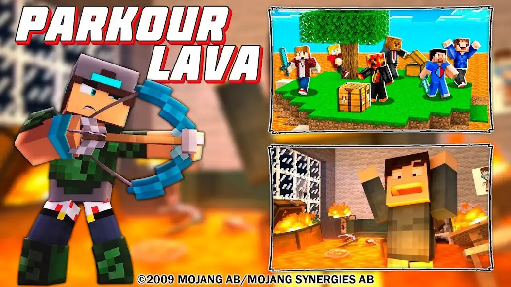 Play Maps Fire Floor - Lava Parkour  and enjoy Maps Fire Floor - Lava Parkour with UptoPlay