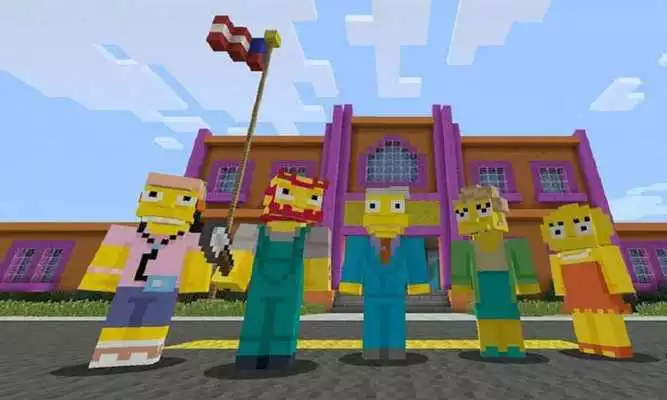Play Map Simpson for MCPE