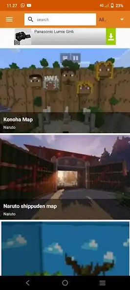 Play Maps Naruto For MCPE as an online game Maps Naruto For MCPE with UptoPlay
