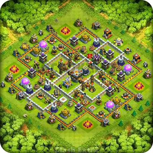 Maps of COC 2021 - Base Layouts with link online game with UptoPlay