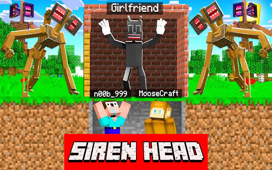 Play Maps Siren Head for MCPE as an online game Maps Siren Head for MCPE with UptoPlay