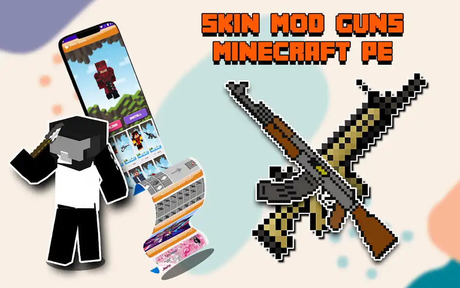 Play Maps Skin Guns Minecraft PE  and enjoy Maps Skin Guns Minecraft PE with UptoPlay