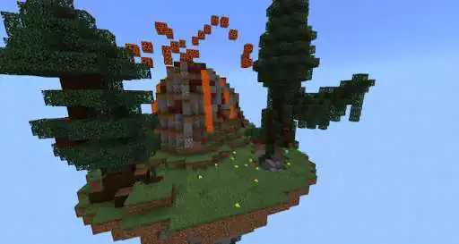 Play Maps Skyblock for MCPE as an online game Maps Skyblock for MCPE with UptoPlay