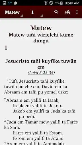 Play Mapudungun - Bible  and enjoy Mapudungun - Bible with UptoPlay