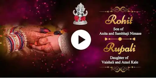 Play Marathi Wedding Invitation Video - Video Amantran as an online game Marathi Wedding Invitation Video - Video Amantran with UptoPlay