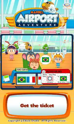 Play Marbel Airport Adventure as an online game Marbel Airport Adventure with UptoPlay