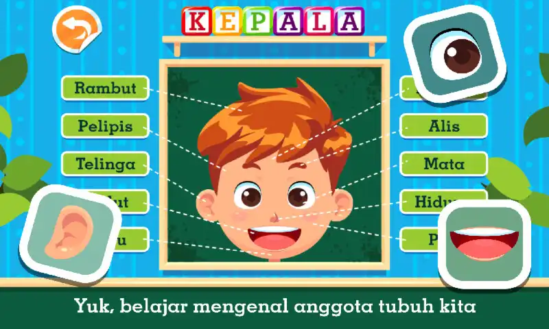 Play Marbel Bagian Tubuh - Belajar as an online game Marbel Bagian Tubuh - Belajar with UptoPlay