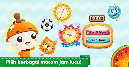 Play Marbel Belajar Jam & Waktu as an online game Marbel Belajar Jam & Waktu with UptoPlay