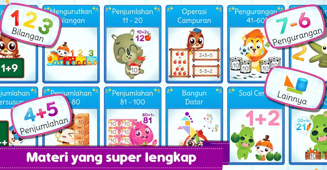 Play Marbel Matematika SD 1 as an online game Marbel Matematika SD 1 with UptoPlay